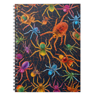 Carnet Web Spider Vibrant - Conception colorée