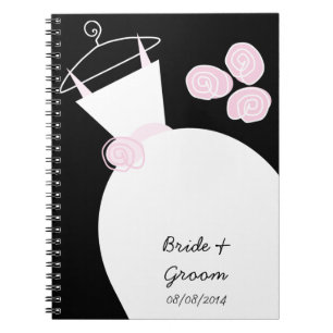 Carnet Wedding Gown Pink 'Bridal and Groom' black