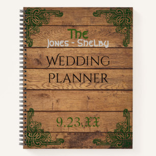 Carnet Wedding planner céleste rustique Claddagh