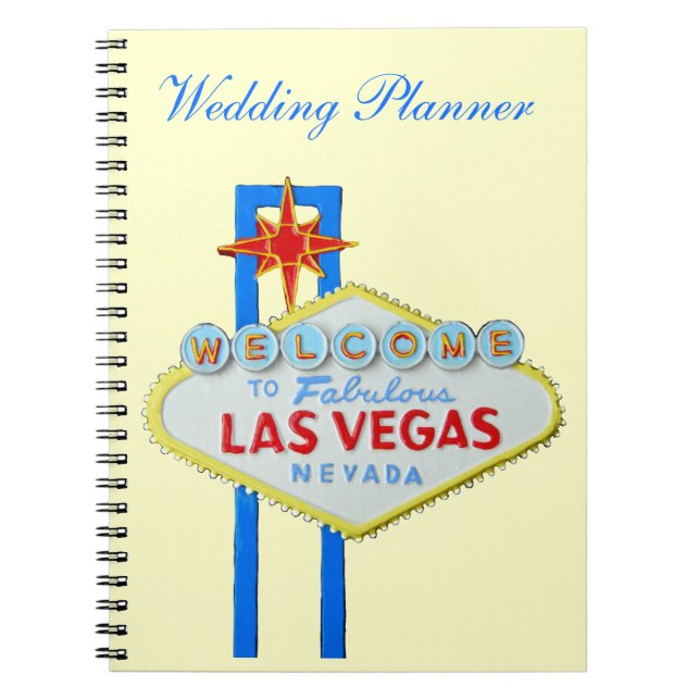 Carnet Wedding planner de Las Vegas (Devant)