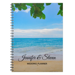 Carnet Wedding planner de l'île de vacances Tropical Beac