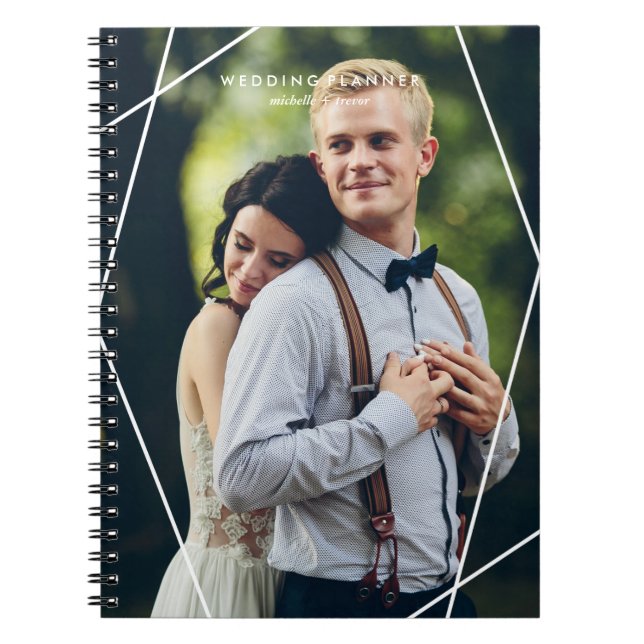 Carnet Wedding planner moderne de photo (Devant)