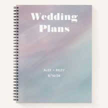 Carnet Wedding planner personnalisé
