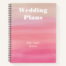 Carnet Wedding planner personnalisé