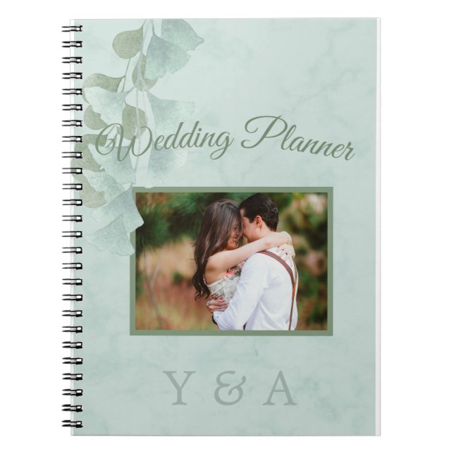 Carnet Wedding planner photo Green Eucalyptus Foliage (Devant)