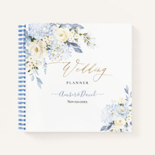 Carnet Wedding planner ROSE H2 BLUE HYDE CRÈME