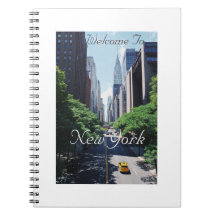 Welcome To New York, USA, Spiral Photo Note Book,