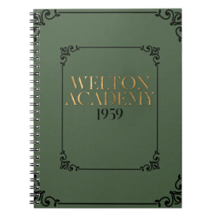 CARNET WELTON ACADEMY - PLANNER DE L'ACADÉMIE SOMBRE
