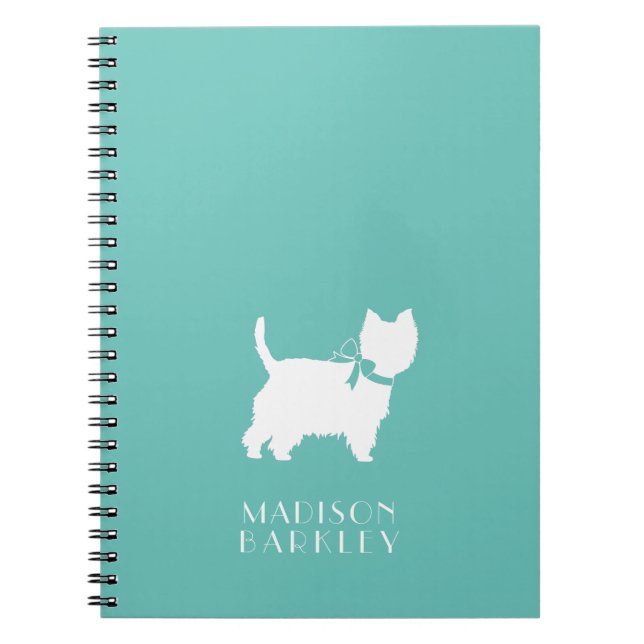 Carnet West Highland Terrier Chien Chien Chien Chien Chio (Devant)