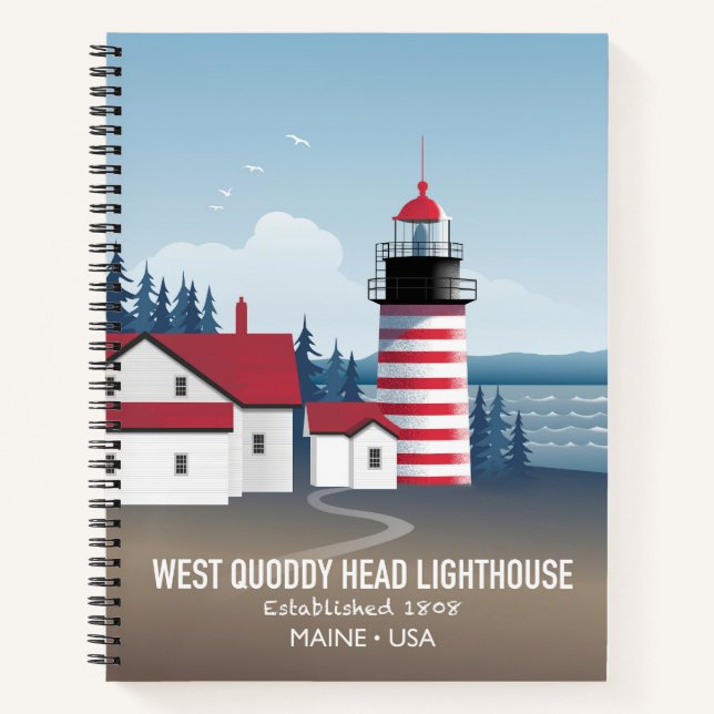 Carnet West Quoddy Head Lighthouse (Devant)