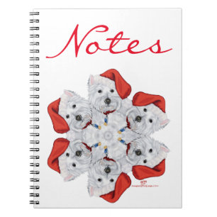 Carnet Westie Snowflake
