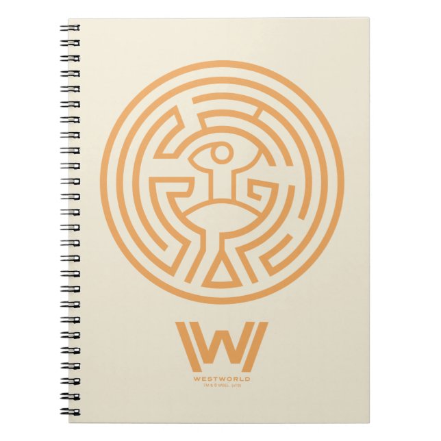 Carnet Westworld | Le symbole Maze (Devant)