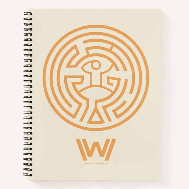 Carnet Westworld | Le symbole Maze (Devant)