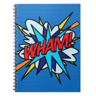 Carnet WHAM Bande dessinée rétro Fun Pop Art