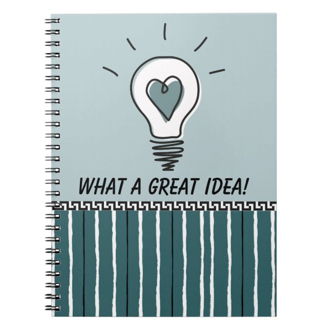 Carnet What A Great Idea - Notebook (Devant)
