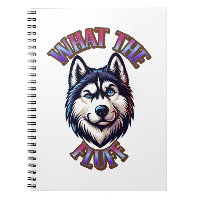 Carnet What The Fluff Spiral Notebook (Devant)