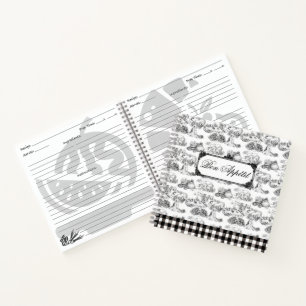 Carnet WHEATEN Terrier Black Toile Bon Appétit Recipe