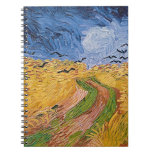 Carnet Wheatfield de Vincent van Gogh   avec des