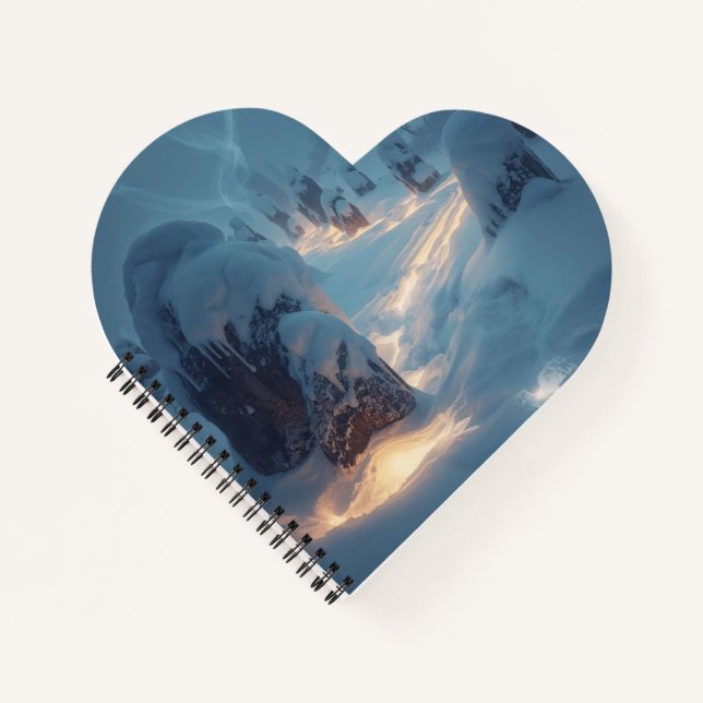 Carnet Where Light Wanders in Winter (Devant)