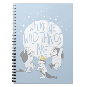 Carnet Where The Wild Things Are Lune & Étoiles