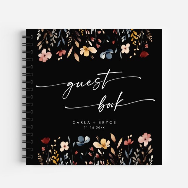 Carnet Whimsical Boho Wildflower Wedding Guest Book (Créateur téléchargé)