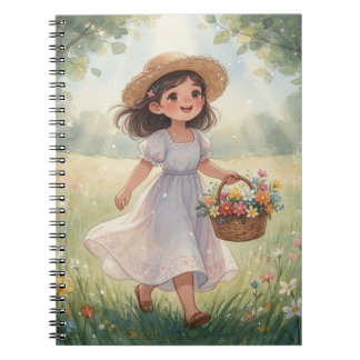 Carnet Whimsical Girl Notebook