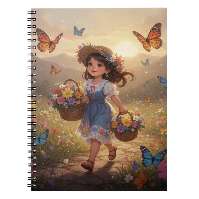 Carnet Whimsical Girl Notebook (Devant)
