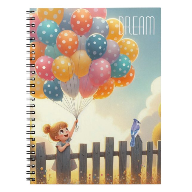 Carnet Whimsical/mignon ballon art (Devant)