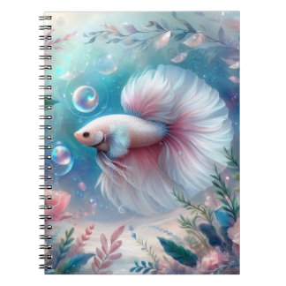 Carnet Whimsical Pink Betta Fish