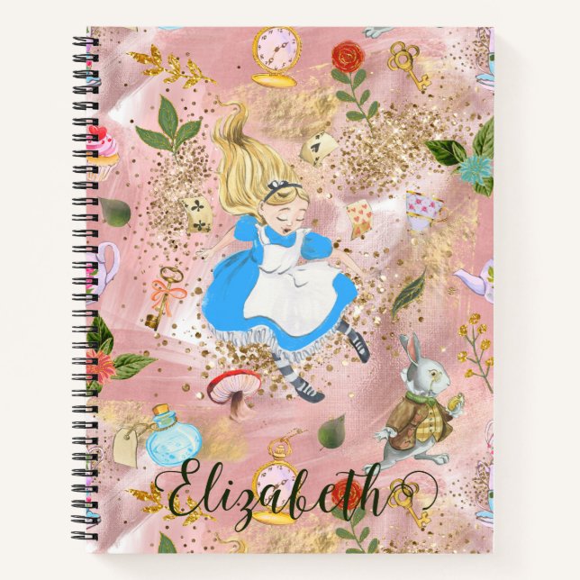 Carnet Whimsy Alice's Adventures in Wonderland Parties sc (Devant)