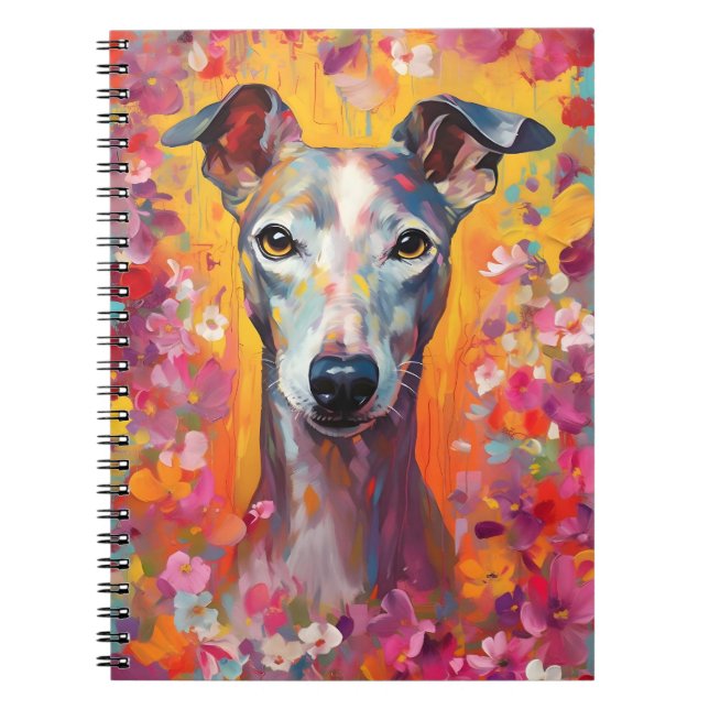 Carnet Whippet coloré (Devant)