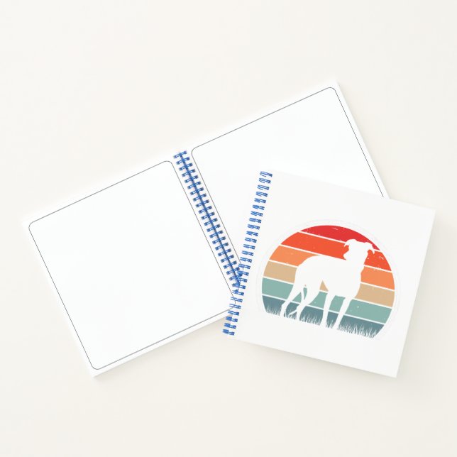 Carnet Whippet Greyhound | Cadeau de vue (Intérieur)