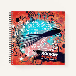 Carnet Whisk guitare rock n roll recette personnalisée