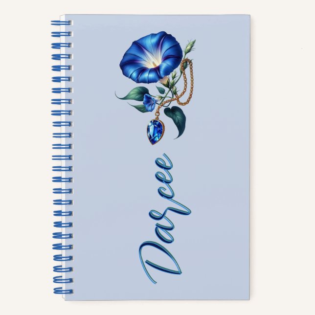 Carnet Whispers of Sapphire Dawn Keepsake  (Recto)