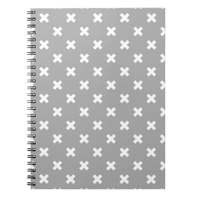 Carnet White cross stitches (Devant)