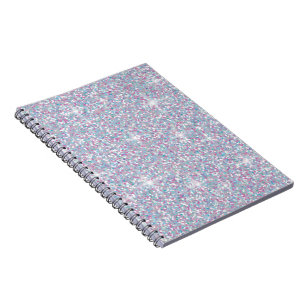 Carnet White iridescent brillant