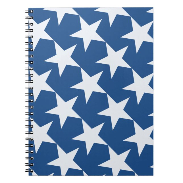 Carnet white star (Devant)