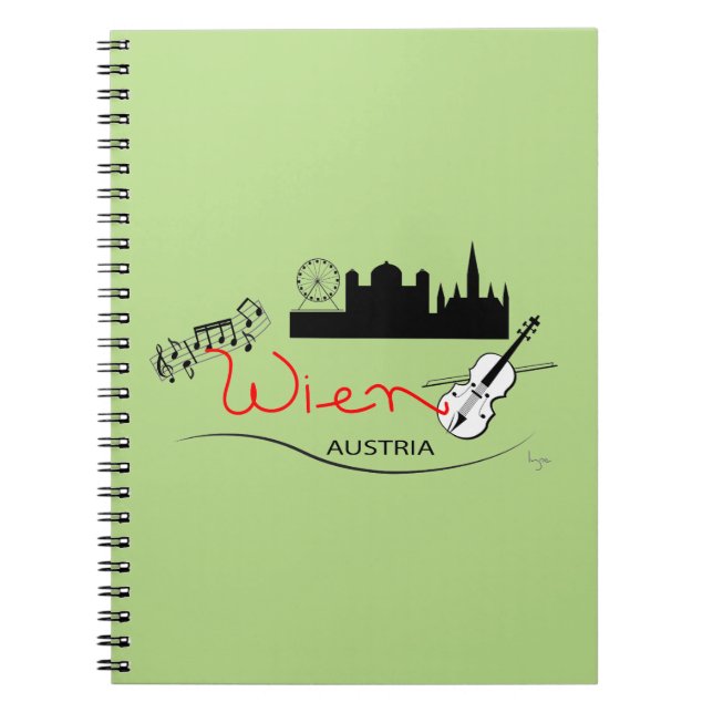 Carnet Wien, Austria - Österreich (Devant)