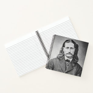 Carnet Wild Bill Hickok tireur de l'Ouest ancien et marsh
