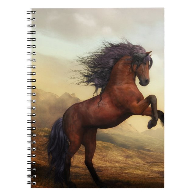 Carnet wild horse rearing  (Devant)