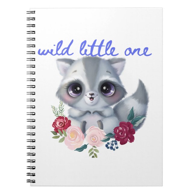 Carnet Wild Little One Raccoon (Devant)