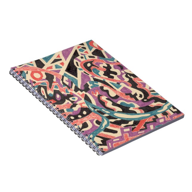 Carnet "Wild" Original Abstrait (Côté Droit)