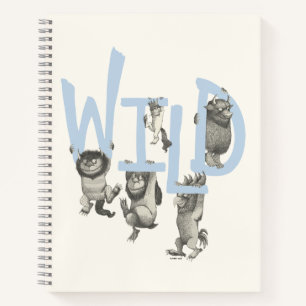 Carnet WILD Wild Things et Max - Bleu