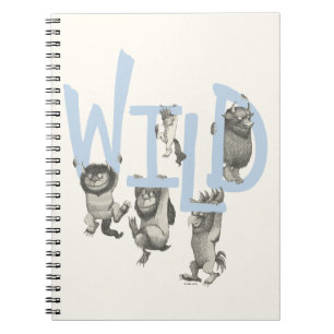 Carnet WILD Wild Things et Max - Bleu