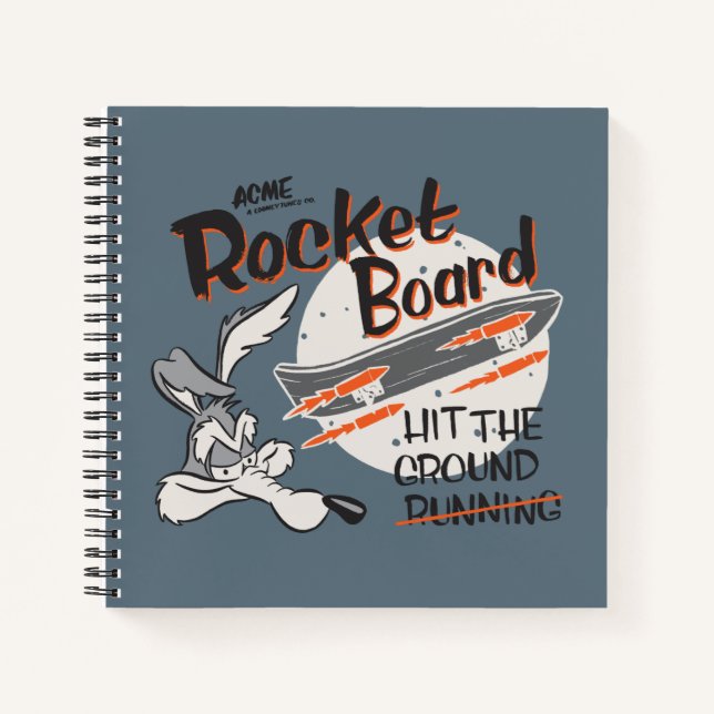 Carnet WILE E. COYOTE™ ACME Rocket Board (Devant)