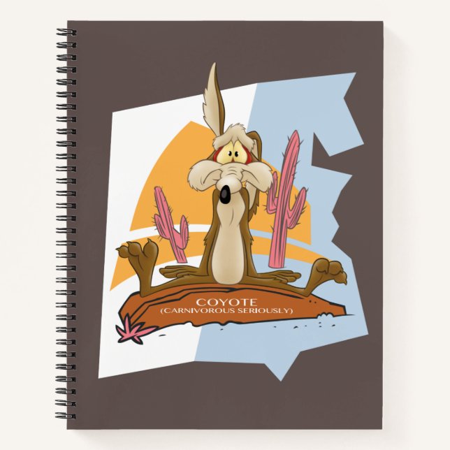 Carnet WILE E. COYOTE™ (Carnivore Sérieusement) (Devant)