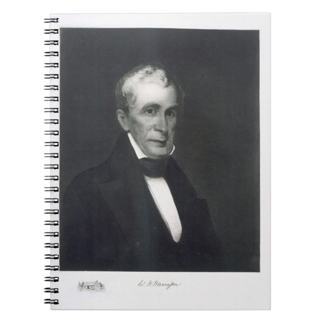 Carnet William Henry Harrison, 9ème président de l'union (Devant)
