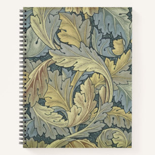 Carnet William Morris Acanthus Feuille Floral Art Nouveau
