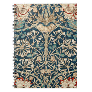 Carnet William Morris Antique Floral Chèvrefeuille