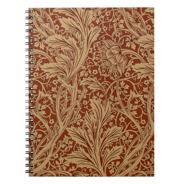 Carnet William Morris Arcadia Floral Garden Fleur Classiq (Devant)